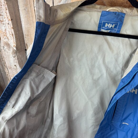 Helly Hansen Blue Rain Jacket Size M - Picture 11 of 12